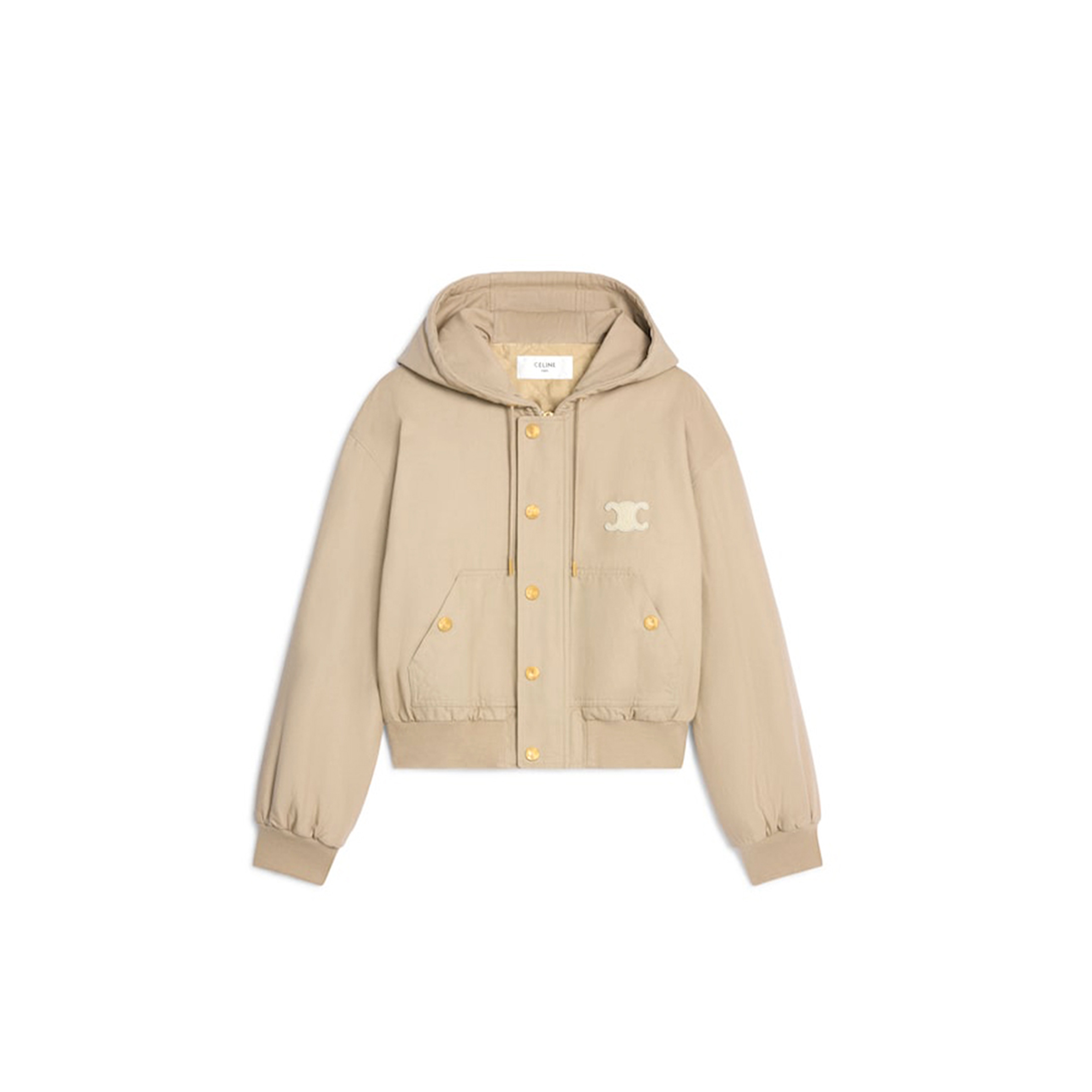 CELINE TRIOMPHE BLOUSON JACKET IN OXFORD COTTON RV03D147V.02LC